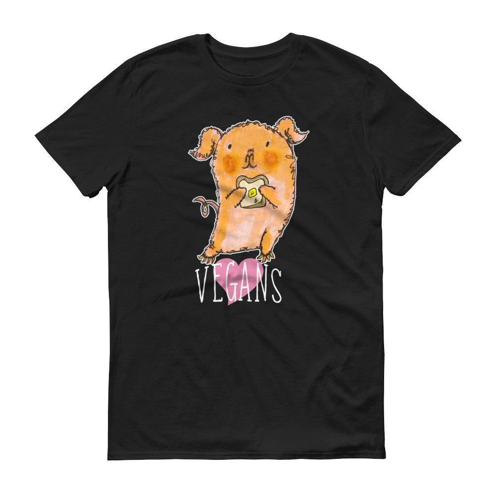 Sweet Pig Love Vegans Unisex T-shirt