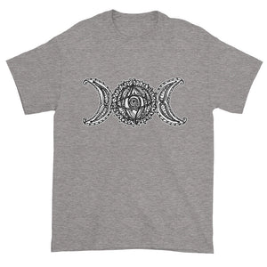 Paisley Henna Triple Moon Goddess Eye Unisex T-shirt