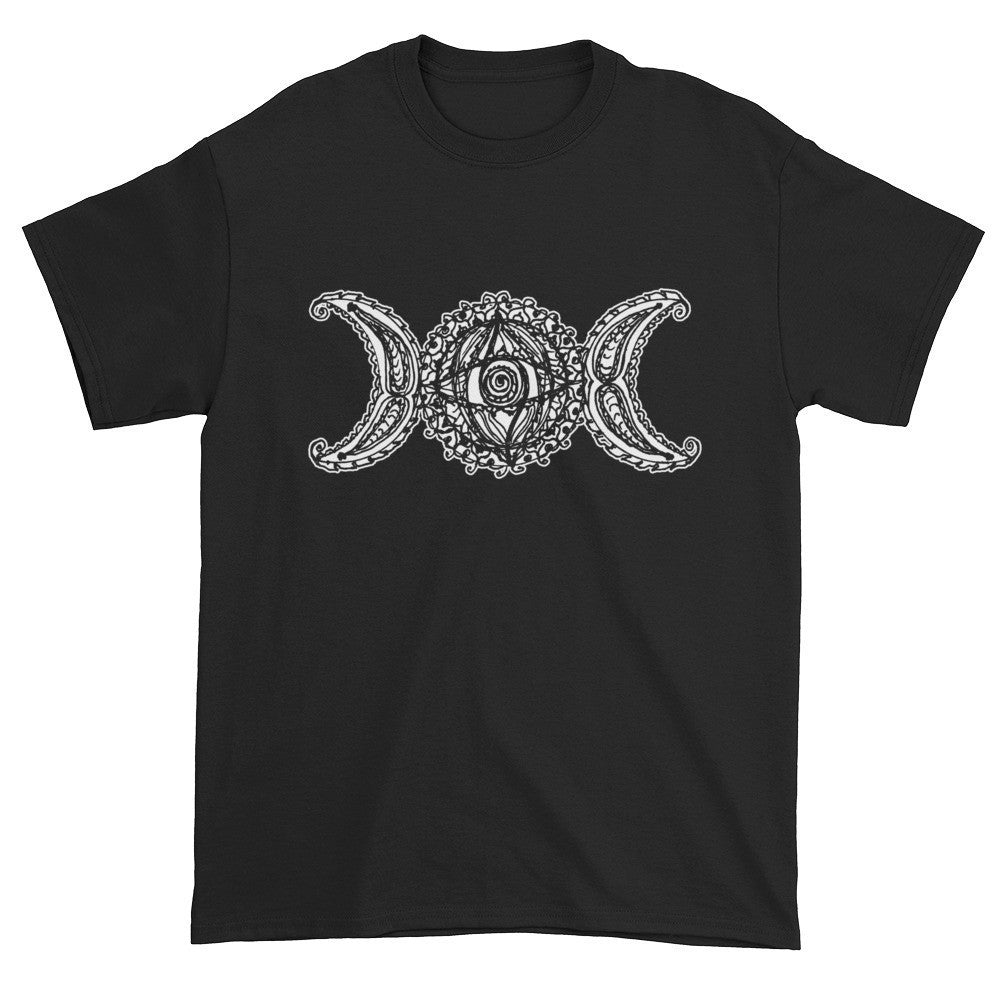 Paisley Henna Triple Moon Goddess Eye Unisex T-shirt