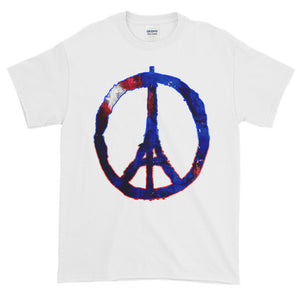 Peace for Paris France Adult Unisex T-shirt