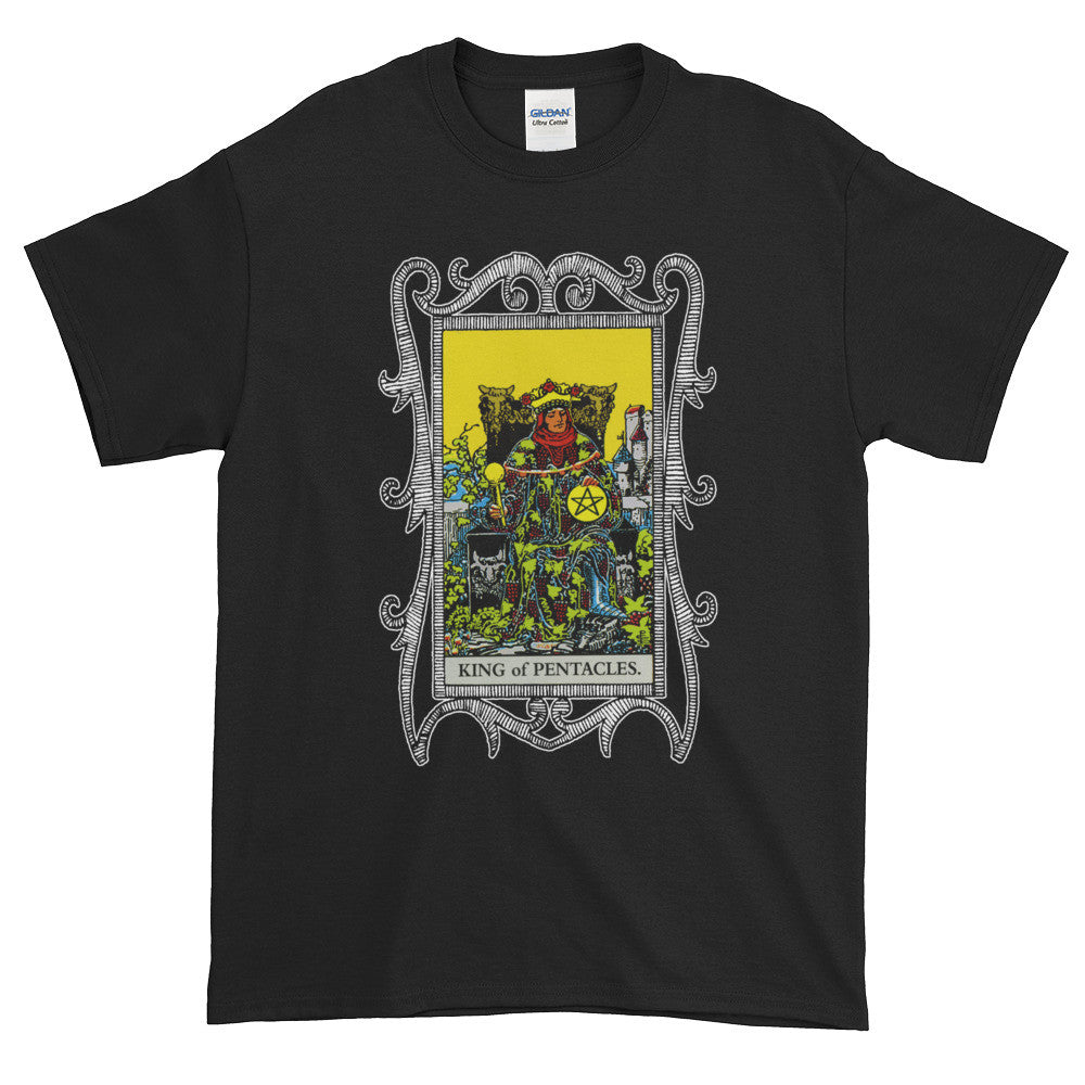 King of Pentacles Tarot Card Unisex Adult T-shirt