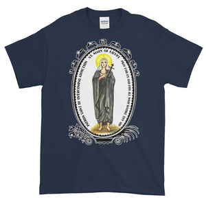 St Mary of Egypt Patron of Overcoming Addiction Unisex Adult T-shirt