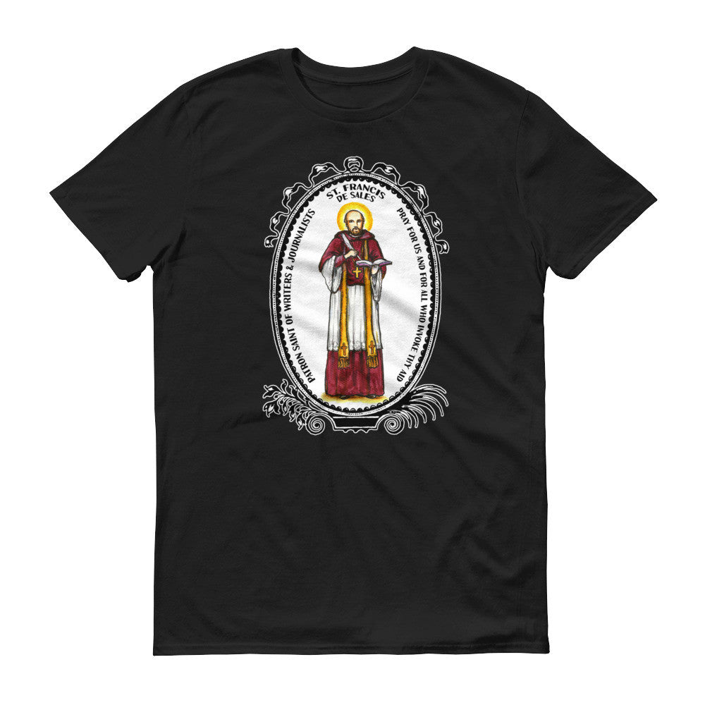 St Francis de Sales Patron of Writers & Journalists Unisex T-shirt