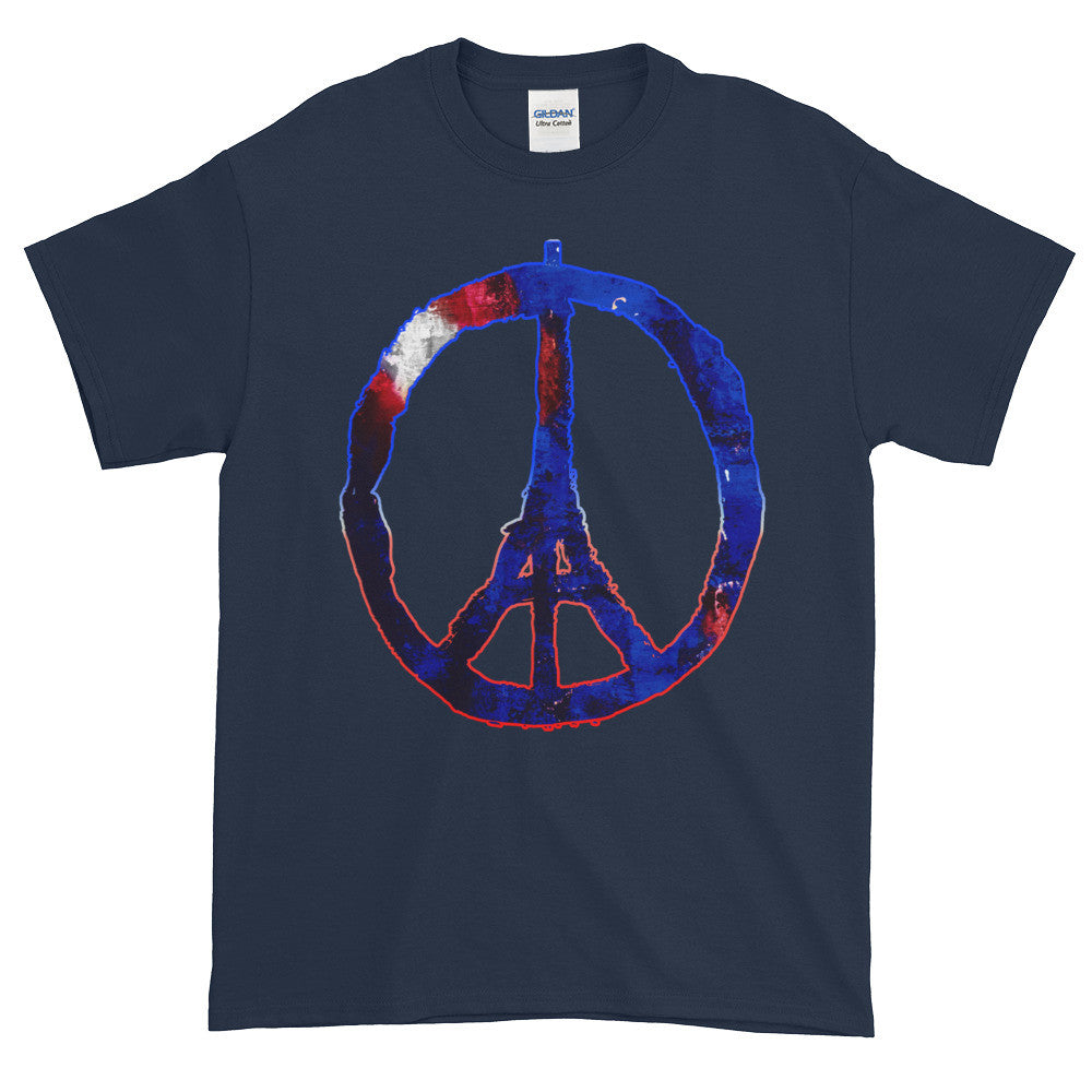 Peace for Paris France Adult Unisex T-shirt