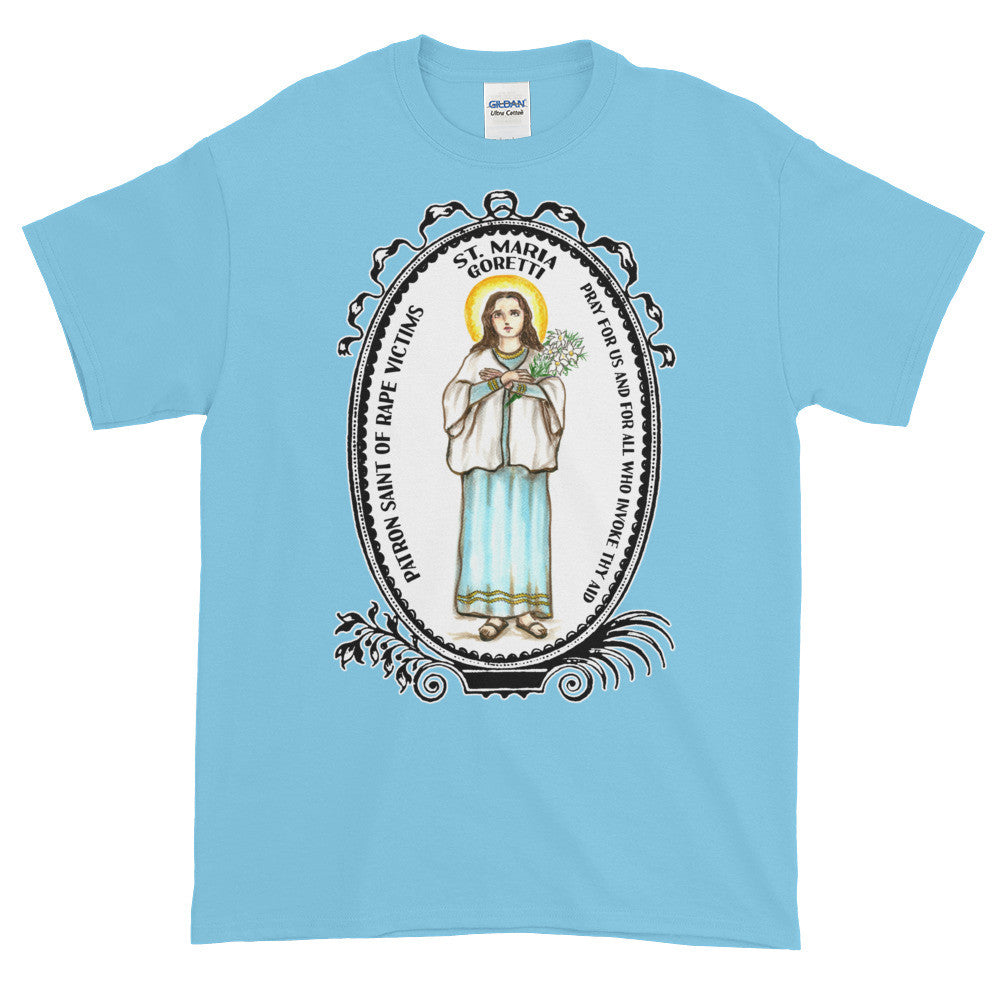 St Maria Goretti Patron of Rape Victims Unisex Adult T-shirt
