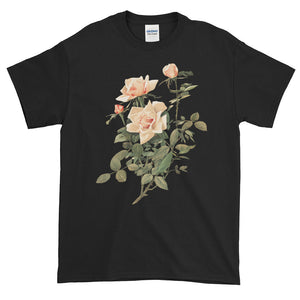 Peach Roses Adult Unisex T-shirt