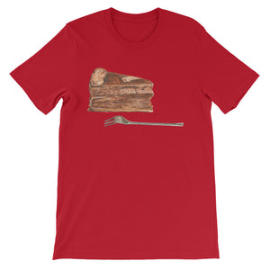 Slice of Chocolate Cake Unisex T-shirt