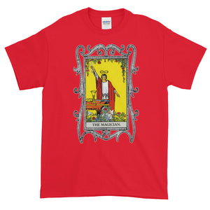 The Magician Tarot Card Major Arcana Adult Unisex T-shirt