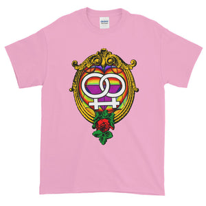 Lesbian Love LGBT Adult Unisex T-shirt
