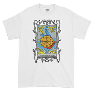 Wheel of Fortune Major Arcana Tarot Card Adult Unisex T-shirt