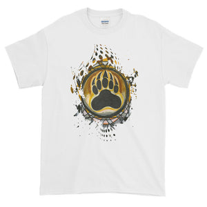 Bear Claw Paw Grunge Adult Unisex T-shirt