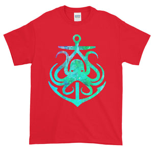 Octopus Anchor Nautical Adult Unisex T-shirt