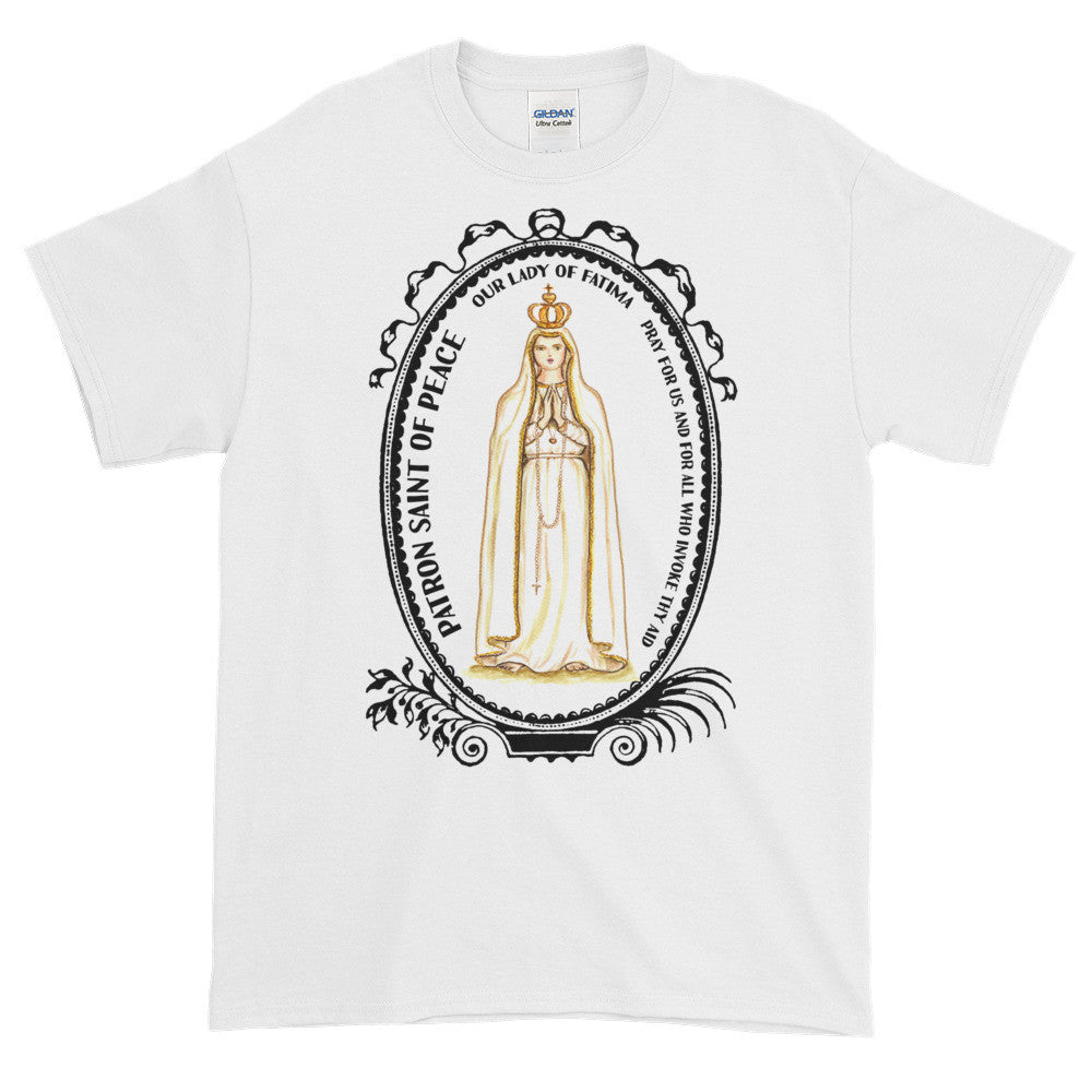 Our Lady of Fatima Patron of Peace Unisex Adult T-shirt