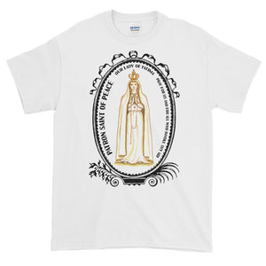 Our Lady of Fatima Patron of Peace Unisex Adult T-shirt