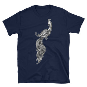 Paisley Henna Peacock Unisex T-Shirt
