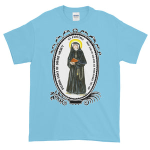 St Faustina Patron of Divine Mercy Adult Unisex T-shirt