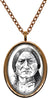Sitting Bull Lakota Holy Medicine Man Native American Indian Stainless Steel Pendant Necklace