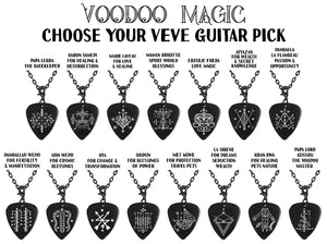 Voodoo Veve Magic Sigil Guitar Pick - Choose Your Seal